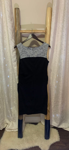 Black and grey Maternity dress