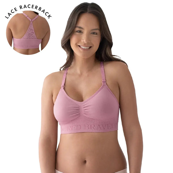 Sublime lace back seemless nursing bra