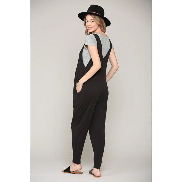 Maternity V-Neck jumpsuit